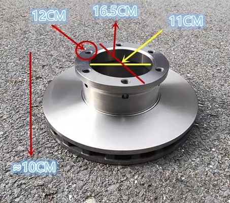 HT250/G3000/G3500 Discos de travagem dianteiros para JAC Foton SAIC e outros veículos pesados