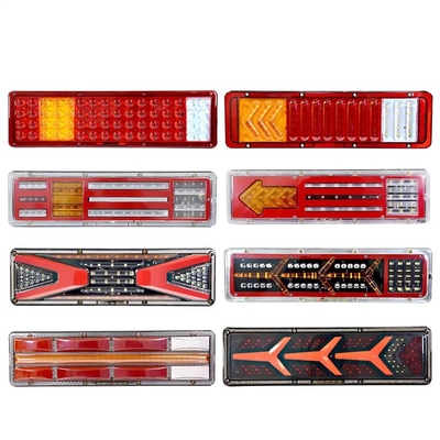 Lâmpadas traseiras de LED completo Montagem de luz traseira para JAC Truck Peças sobressalentes Instalação de automóveis