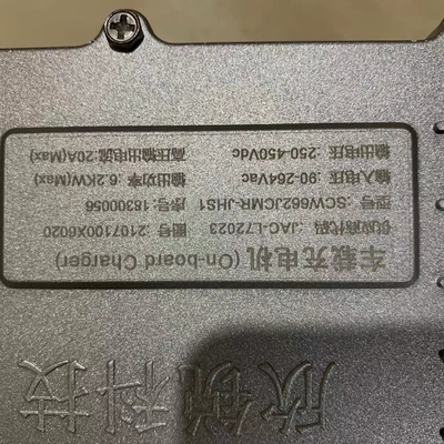 20A ON BOARD CHARGER para e-car 6.2KW Potência de saída 250-450Vdc Faixa de tensão de saída