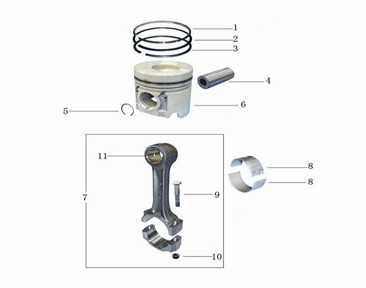 HFC4DA1 Peças do motor a diesel Pistola de pinceria para melhorar o desempenho do motor