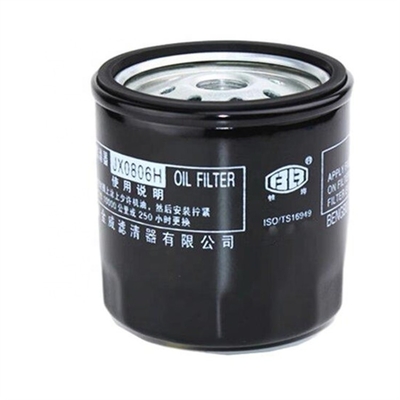OE NO JX0806H Peças de camião Filtro de óleo do motor para escavadeiras YUCHAI YC55/60/65/75C