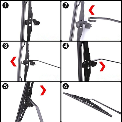 HFC1040 40cm/50cm/53m/55cm Lâmina de limpeza de pára-brisas para JAC/JMC1030/1040 Peças sobressalentes de camiões
