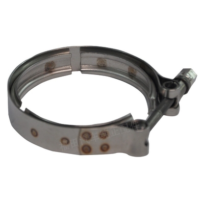 Grampos de engrenagem de verme de tubos ajustáveis para caminhão Foton ISF2.8/3.8 Grampos em V de aço inoxidável