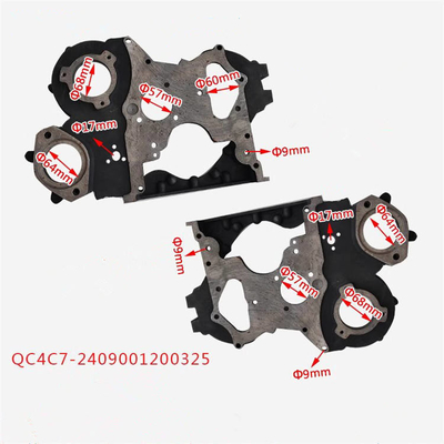 Partes de caminhão Câmara de engrenagem de cronometragem Para QC480 Material de aço OEM NO 2408001200500